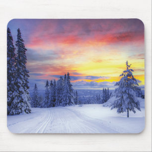 Mousepad Cenário de inverno