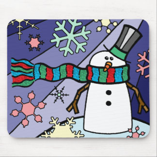 Mousepad Cenário do boneco de neve