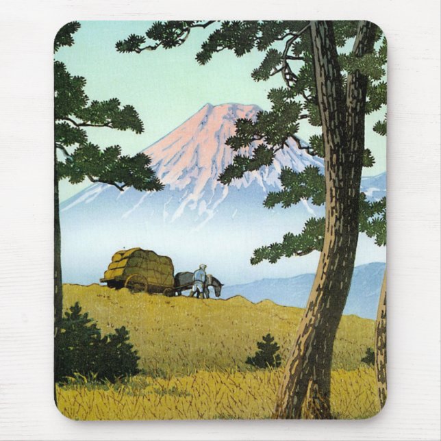 Mousepad Cenário japonês oriental legal Monte Fuji do (Frente)