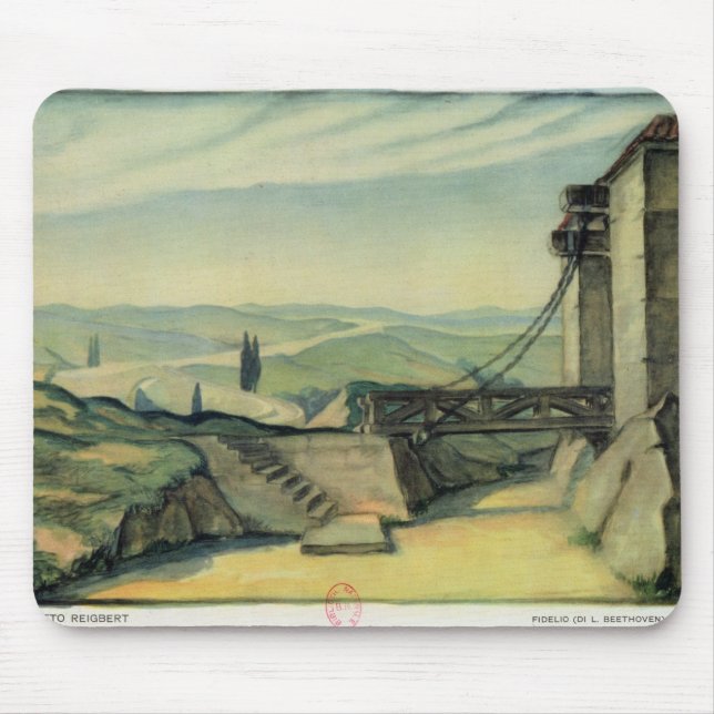 Mousepad Cenografia para o ato II da ópera 'Fidelio (Frente)