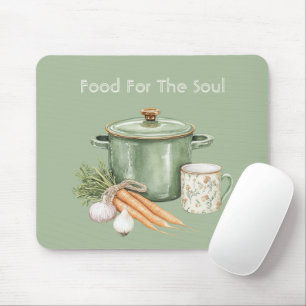 Mousepad Cenouras de Panela Verde