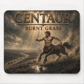 Mousepad Centaur Grama Queimada Realismo Sombrio