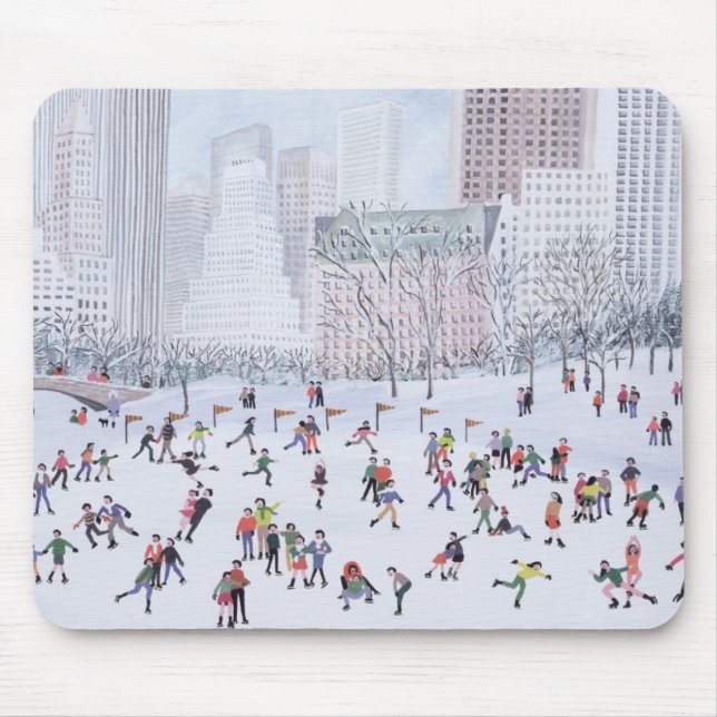 Mousepad Central Park New York 1994 da pista de patinagem (Frente)
