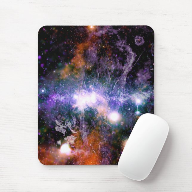 Mousepad Centro Galáctico da Galáxia Via Láctea Raios-X Hub (Com mouse)