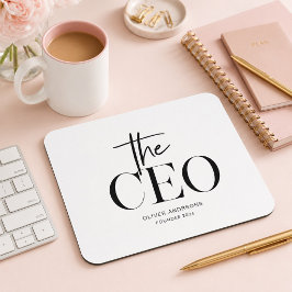 Mousepad CEO Minimalista Moderno Personalizado