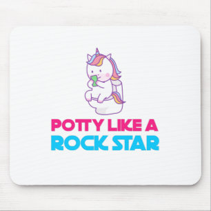 Mousepad cerâmica como uma estrela do rock