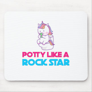 Mousepad cerâmica como uma estrela do rock