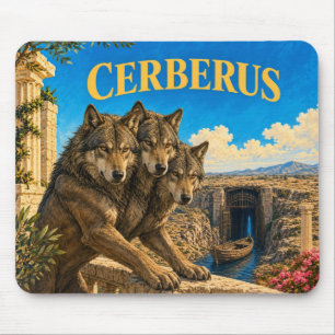 Mousepad Cérbero, Monstro de Fantasia Gótica