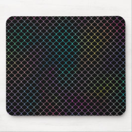 Mousepad Cerca Colorida Moderna e Elegante Padrão de Cadeia