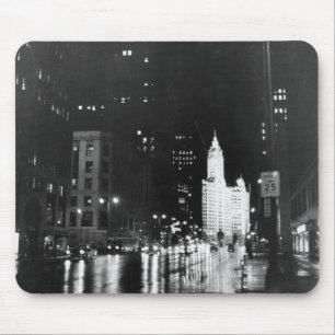 Mousepad cerca de 1954: Da vista uma avenida de Michigan