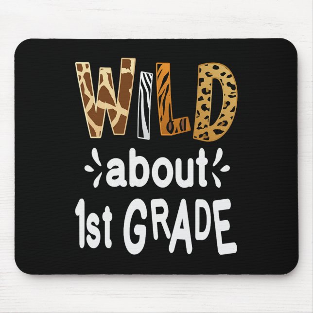 Mousepad Cerca De 1rua De Volta À Escola No Primeiro Dia (Frente)