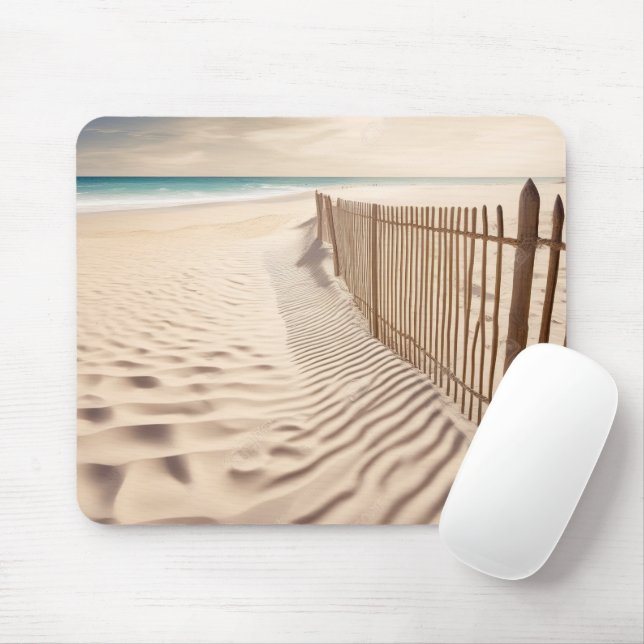 Mousepad Cerca De Praia Em Areia (Com mouse)
