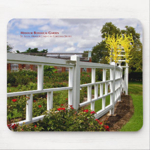 Mousepad Cerca de Rosa do Jardim Botânico do Missouri