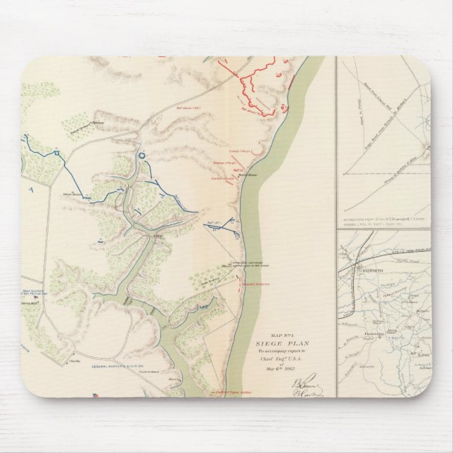 Mousepad Cerco de Yorktown (Frente)