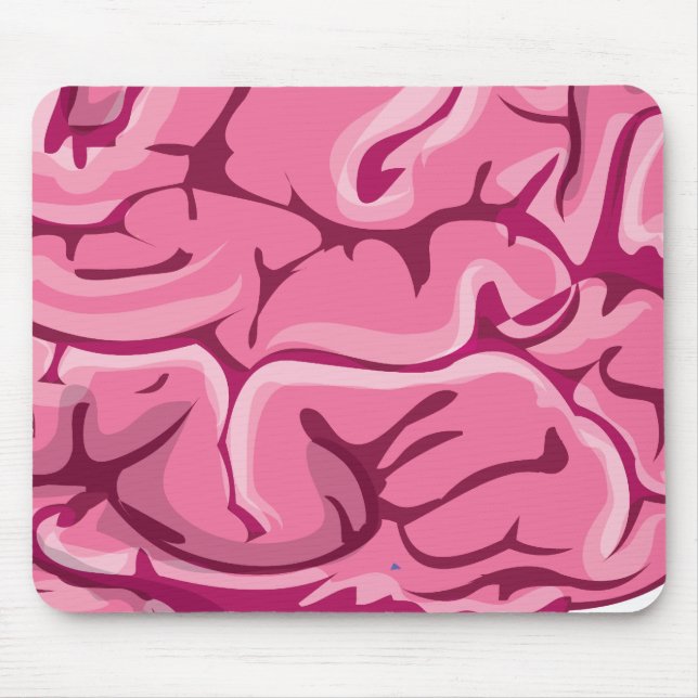 Mousepad Cérebro de Zumbi (Frente)