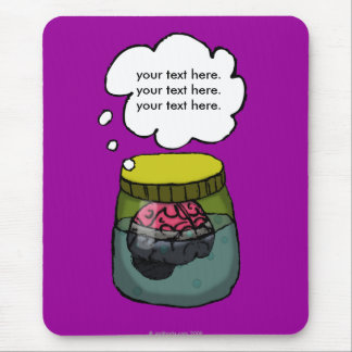 Mousepad Cérebro em uma cuba