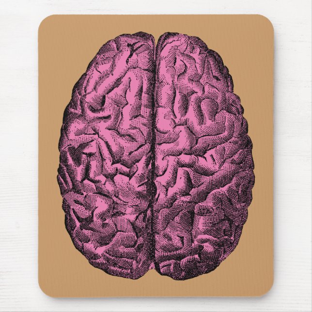 Mousepad Cérebro humano da anatomia (Frente)