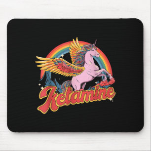 Mousepad Cérebro Ketamina Cavalo Emergência Engraçado Saúde