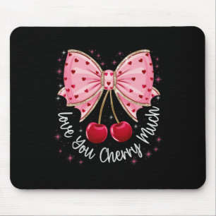 Mousepad Cereja E Arcos Cereja Bonita Eu Te Amo Cereja Muit