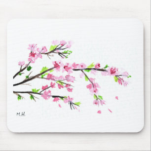 Mousepad Cereja floresce