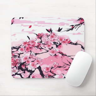 Mousepad Cereja floresce