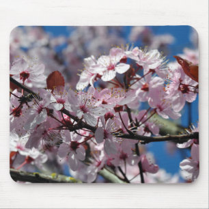 Mousepad Cereja rosa floresce