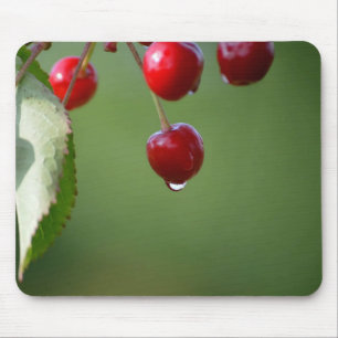 Mousepad Cerejas, Gota de Água, Gota de Chuva