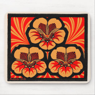 Mousepad Cerejeira das Índias Orientais, art nouveau,