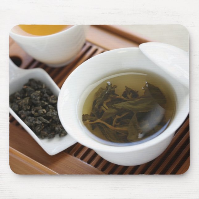 Mousepad Cerimónia de chá do chinês tradicional: chá do (Frente)