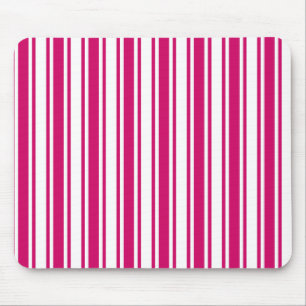Mousepad Cerise e faixas brancas de doces