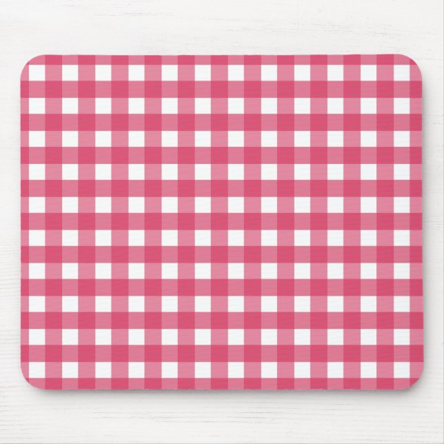Mousepad Cerise Gingham (Frente)