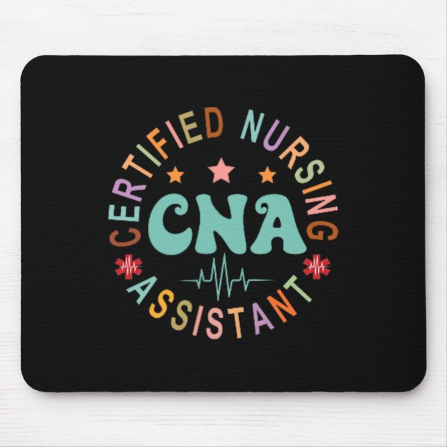 Mousepad Certified Nurse Istant Appreciation Cna Roupa Un (Frente)