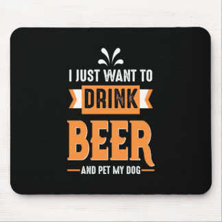 Mousepad Cerveja Beer Beer e Cachorro