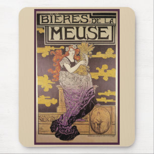 Mousepad Cerveja da Meuse por Marc Auguste Bastard