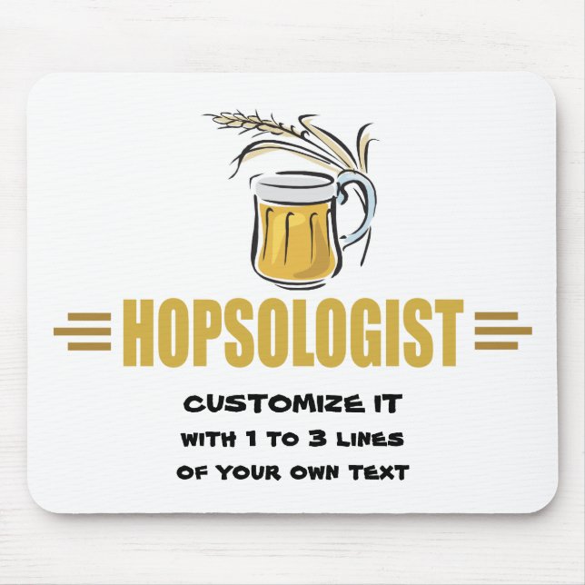 Mousepad Cerveja Engraçada (Frente)