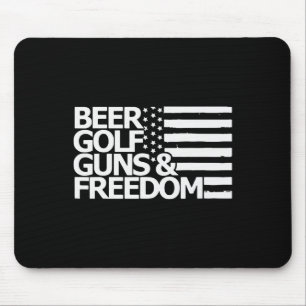 Mousepad Cerveja Golfe Armas E Liberdade
