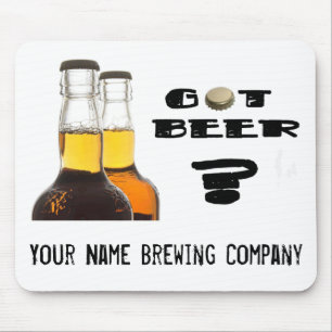 Mousepad Cerveja obtida? U-Fermentação ou Brewing Empresa