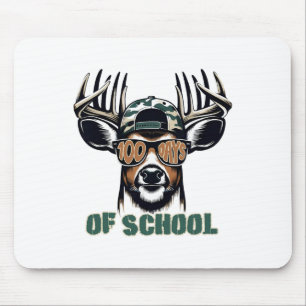 Mousepad Cervo 100 Dias De Escola Professor Aluno Crianças