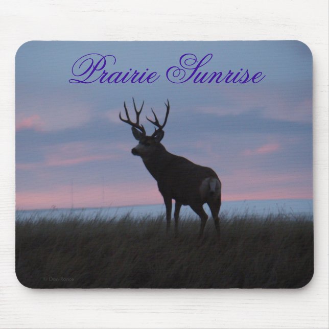 Mousepad Cervo Mulo D3 Sunrise Buck (Frente)