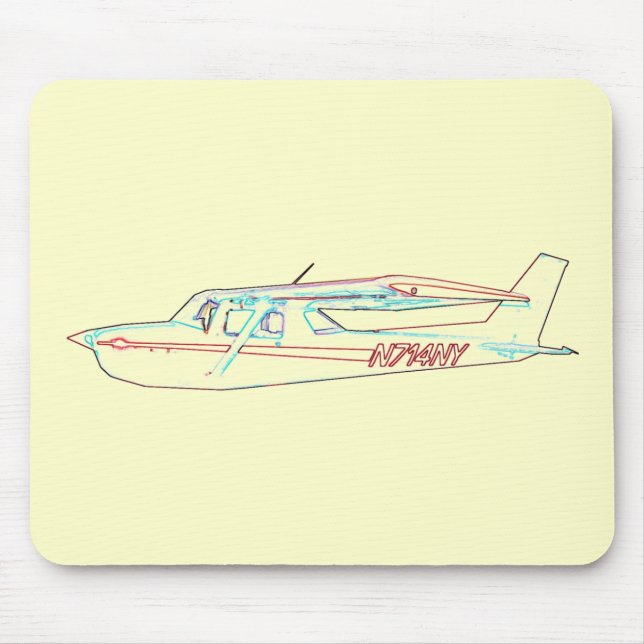 Mousepad Cessna em vôo (Frente)