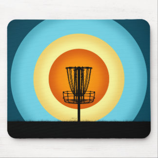 Mousepad Cesta de Golfe de Disco Colorida