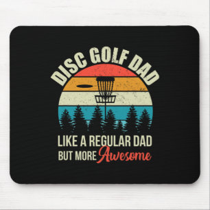 Mousepad Cesta de Golfe de Disco Masculina Citação Engraçad
