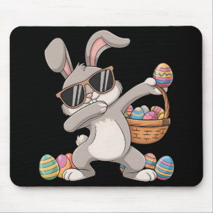 Mousepad Cesta de Ovos de Páscoa do Coelho Dabbing