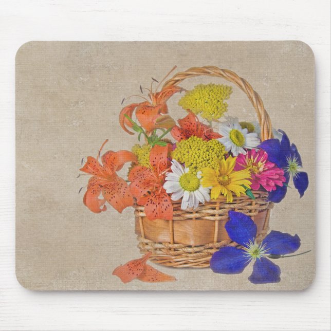 Mousepad Cesto da Flor (Frente)