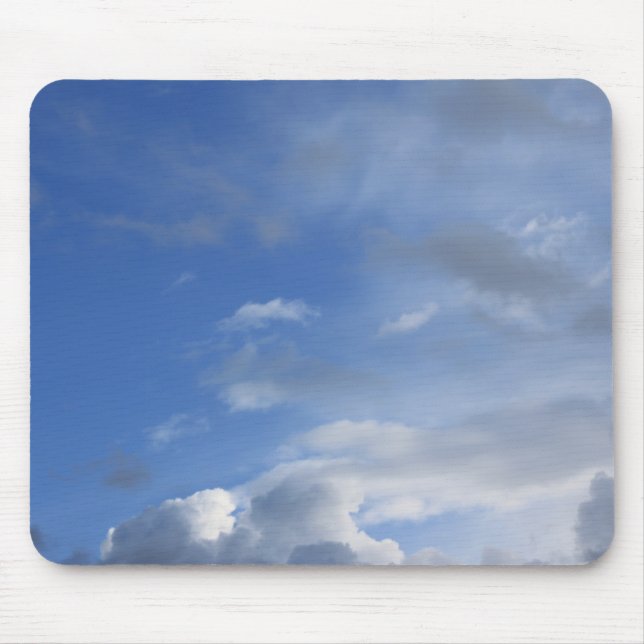 Mousepad Céu azul e nuvens (Frente)