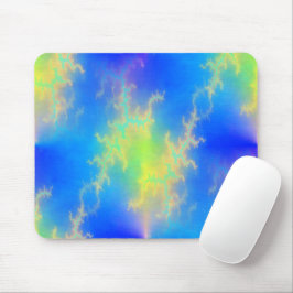 Mousepad Céu Azul e Ouros de Relâmpagos Amarelos