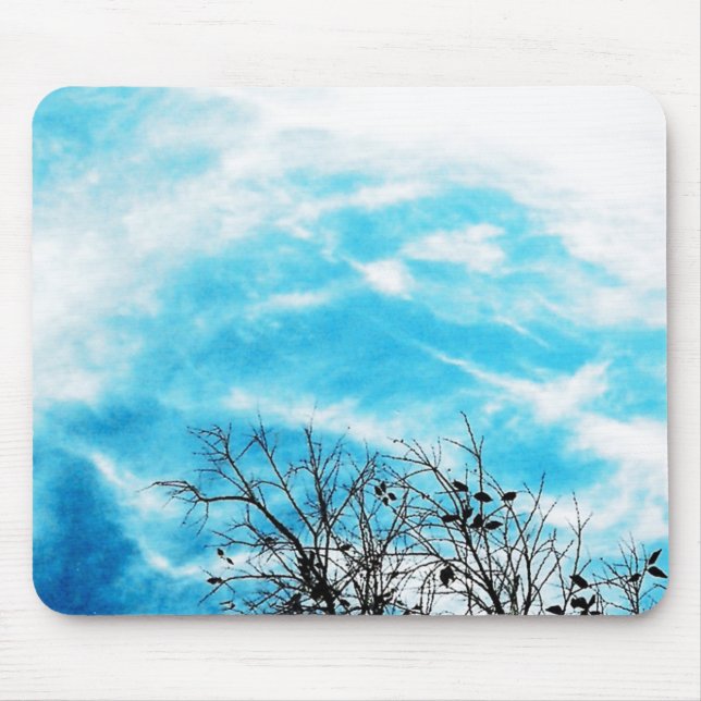 Mousepad Céu azul legal (Frente)