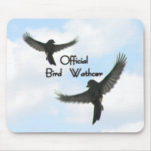 Mousepad Céu nebuloso oficial de observador de pássaro