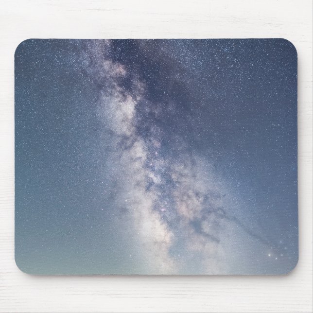 Mousepad Céu Noturno Estrelado Via Láctea (Frente)