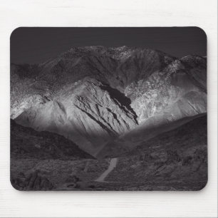 Mousepad céu noturno preto e branco